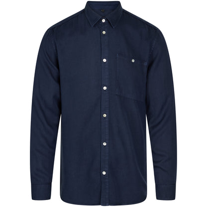 Bruuns Bazaar Men - Lin Nuit Shirt - Navy Blazer