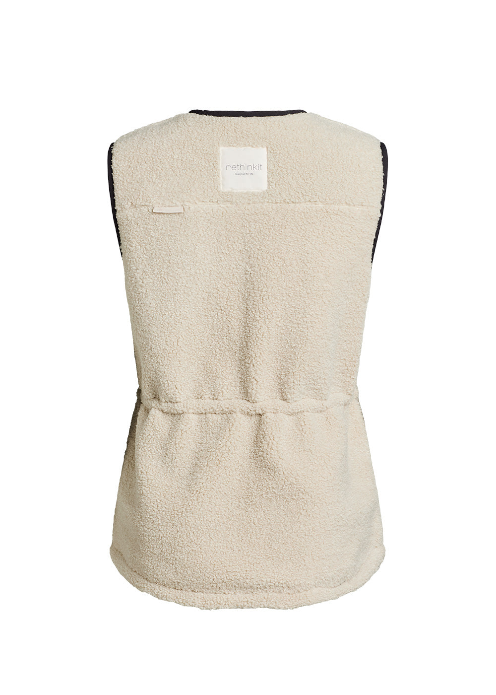 Rethinkit - Drejbar Fuzzy Gilet Laksa - Sandshell