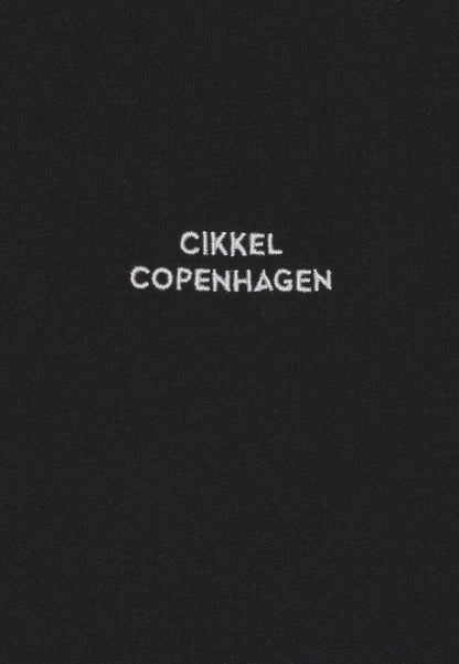 Cikkel Copenhagen - Cikkel Copenhagen Broderi Logo T-Shirt - Sort