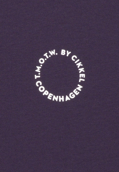 Cikkel Copenhagen - T.M.O.T.W. by Cikkel Reflex Logo T-Shirt - Purple
